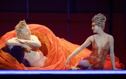 Jeremy White as Pluto and Stephanie Marshall as Proserpina. Photo © 2006 Catherine Ashmore