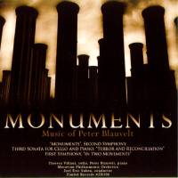 Monuments - Music of Peter Blauvelt. © 2004 Zimbel Records