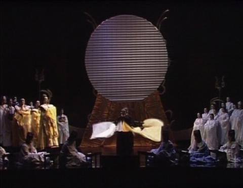 A scene from Act II of Puccini's 'Turandot'. DVD screenshot © 2006 Opus Arte