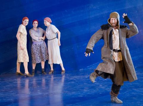 Geoffrey Dolton as the charcoal burner in Garsington Opera's 'May Night'. Photo © 2006 Johan Persson