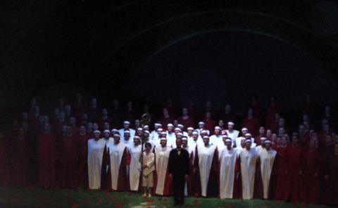 Pilgrims' Chorus in the 2005 Bayreuth 'Tannhäuser'