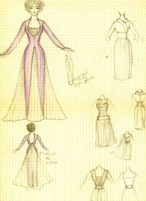 Original designs by Cathy Berberian, courtesy of Cristina Berio