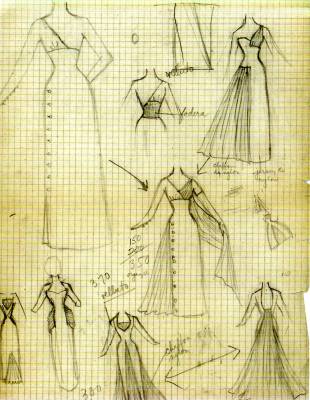 Original designs by Cathy Berberian, courtesy of Cristina Berio