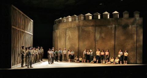 A scene from the Santa Fe Opera production of Bizet's 'Carmen'. Photo © 2006 Ken Howard