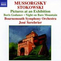 Mussorgsky Stokowski Pictures at an Exhibition - Boris Godunov - Night on Bare Mountain - Bournemouth Symphony Orchestra / José Serebrier. © 2005 Naxos Rights International