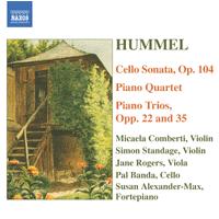 Hummel: Cello Sonata - Piano Trios. The Music Collection. © 2005 Naxos Rights International Ltd