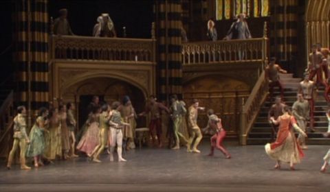 A scene from Act 1 of Prokofiev's 'Romeo and Juliet'. DVD screenshot © 2002 EuroArts Music International GmbH