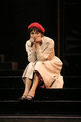 Anna Netrebko in the first scene of Act I of 'Manon'. Photo © 2006 Robert Millard