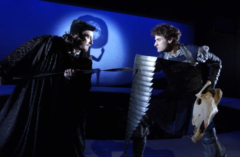 Nicholas Warden (Zoroastro) and William Towers (Orlando). Photo © 2006 Robbie Jack