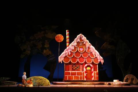 A scene from Los Angeles Opera's production of Hansel and Gretel. Photo © 2006 Robert Millard