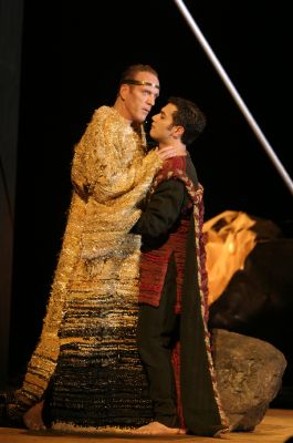 Nicholas Phan as Lucano and Kurt Streit as Nero. Photo © 2006 Robert Millard