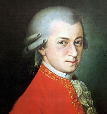 Barbara Krafft's painting of Mozart