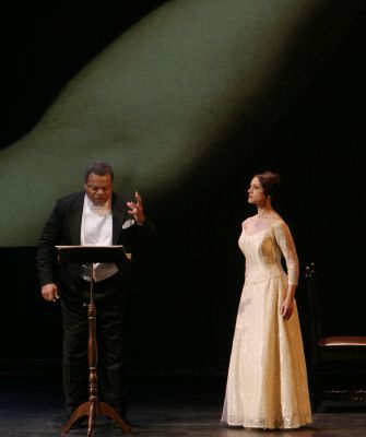 Donnie Ray Albert as Simone and Tatiana Pavlovskaya as Bianca in Alexander Zemlinsky's 'Eine florentinische Tragödie'. Photo © 2007 Robert Millard