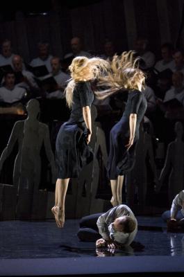 A scene from the Opera North production of 'Les Noces'. Photo © 2007 Bill Cooper