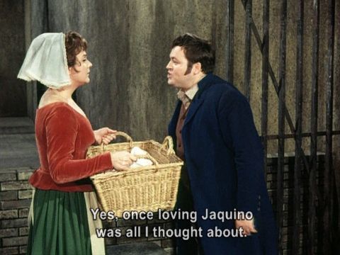 Marcellina (Lucia Popp) and Jacquino (Erwin Wohlfahrt). DVD screenshot © 2007 Arthaus Musik GmbH 