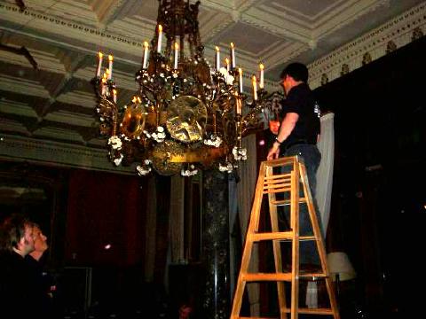 Guy, guardian of the candles at Bantry House. Photo © 2007 Kelly Ferjutz