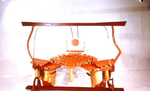 Partch's Quadrangularis Reversum - a microtonal marimba with bamboo resonators