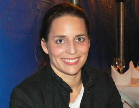 Everyone's darling - the German soprano Stefanie C Braun, who sang the part of the page, Oscar. Photo © 2007 Philip Crebbin