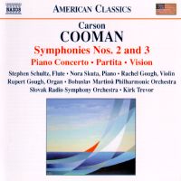 Naxos American Classics - Carson Cooman: Symphonies Nos 2 and 3; Piano Concerto; Partita; Vision. © 2007 Naxos Rights International Ltd