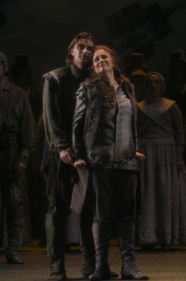 Anja Kampe (Fidelio/Leonore) and Klaus Florian Vogt (Florestan) in 'Fidelio'. Photo © 2007 Robert Millard 