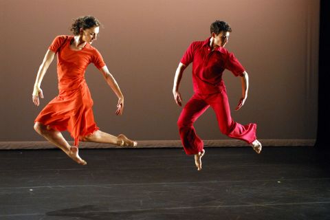 Mark Morris Dance Group: Amber Darragh and David Leventhal in 'Italian Concerto'. Photo © Stephanie Berger 