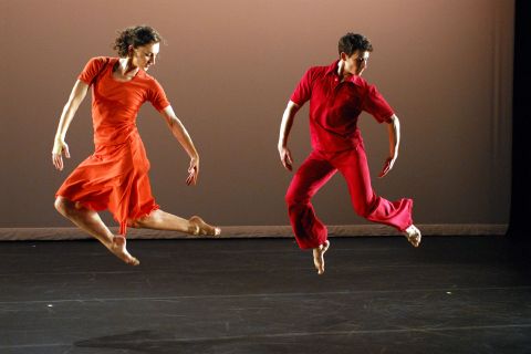 Mark Morris Dance Group: Amber Darragh and David Leventhal in 'Italian Concerto'. Photo © Stephanie Berger