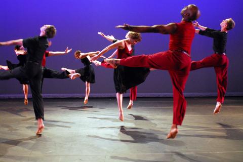 Members of the Mark Morris Dance Group in 'Love Song Waltzes'. Photo © Stephanie Berger 