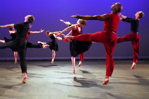 Members of the Mark Morris Dance Group in 'Love Song Waltzes'. Photo © Stephanie Berger