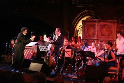 Harvey Brough and friends at Union Chapel. Photo © 2007 Helena Dornellas 