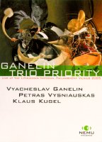 Ganelin Trio Priority - live at the Lithuanian National Philharmony Vilnius 2005. Vyacheslav Ganelin, Petras Vysniauskas, Klaus Kugel. © 2006 Nemu Records