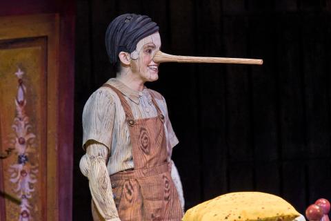Victoria Simmonds as Pinocchio. Photo © 2007 Clive Barda