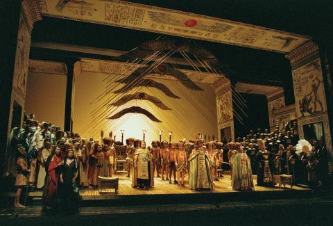 An image from 'Aida'. Photo © Ken Howard