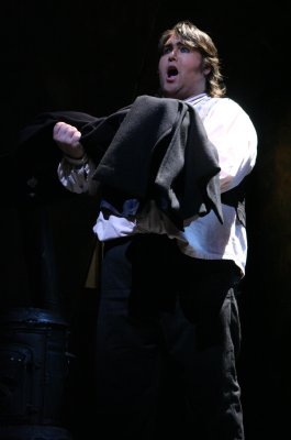 Colline (Zdenek Plech) bids farewell to his beloved coat. Photo © 2007 Victor Massaro 