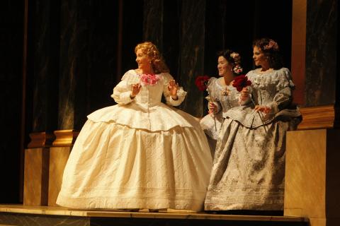 Mary Dunleavy, Karen Vuong and Rena Harms in 'The Dwarf'. Photo © 2008 Robert Millard 