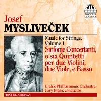 Josef Myslivecek: Music for strings, Volume 1 - Sinfonie Concertante, o sia Quintetti per due Violini, due Viole, e Basso. © 2006 Toccata Classics