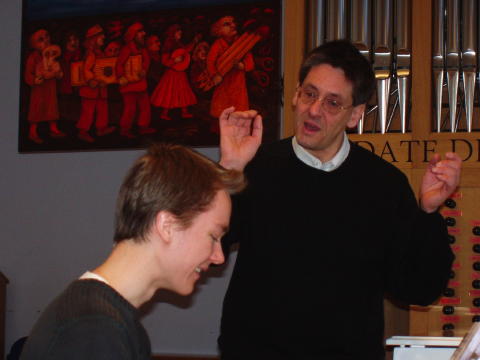 Wolfgang Brunner teaching. Photo © 2008 Imbi Tarum