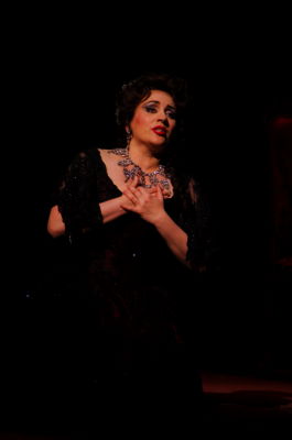 Georgina Lukács in the Los Angeles Opera performance of 'Tosca'. Photo © 2008 Robert Millard