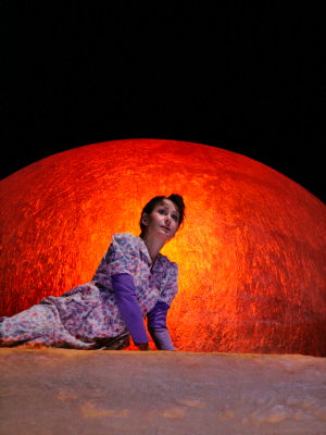 Monica Groop as Adriana in Kaija Saariaho's 'Adriana Mater' at Santa Fe Opera. Photo © 2008 Ken Howard 