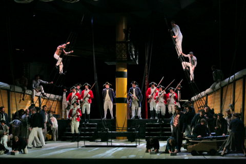 A scene from Britten's 'Billy Budd' at Santa Fe Opera. Photo © 2008 Ken Howard 