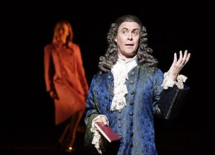 Alex Jennings as Candide's creator Voltaire. Photo © 2008 Catherine Ashmore