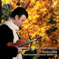 Tchaikovsky - Glazunov Violin Concertos. Bergen Philharmonic Orchestra / Andrew Litton. © 2008 BIS Records AB