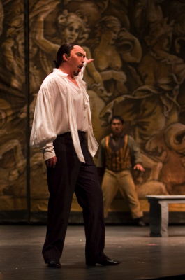 Robert Gierlach in the title role of Arizona Opera's production of 'Don Giovanni'. Photo © 2009 Tim Fuller