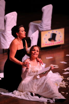 Malin Hartelius as Countess Almaviva and Martina Janková as Susanna in 'The Marriage of Figaro' at Severance Hall. Photo © 2009 Roger Mastroianni