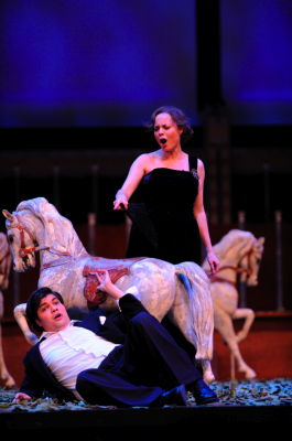 Ruben Drole as Figaro and Martina Janková as Susanna in 'The Marriage of Figaro' at Severance Hall. Photo © 2009 Roger Mastroianni