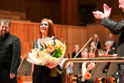 Paul Nilon, Carmen Giannattasio and David Parry. Photo © 2009 Russell Duncan