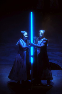 Anja Kampe as Sieglinde and Plácido Domingo as Siegmund in 'Die Walküre'. Photo © 2009 Monika Rittershaus
