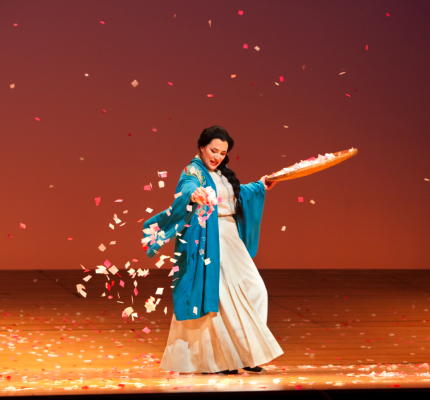 Patricia Racette as Cio-Cio-San in 'Madama Butterfly'. Photo © 2009 Ken Howard