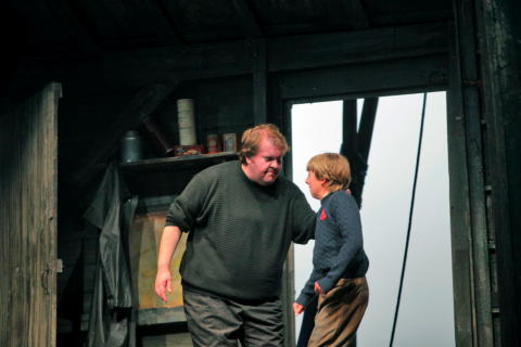 Anthony Dean Griffey as Grimes and Spike Sommers as John. Photo © 2009 Ken Howard