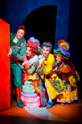 A cheeky line-up - Andrew Slater, Jean Rigby, Mark Wilde and Mary Hegarty. Photo © 2009 Johan Persson