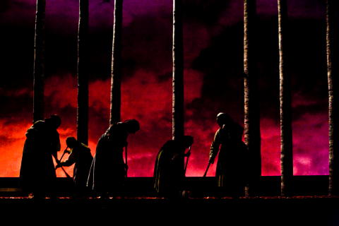 A scene from New Zealand Opera's production of 'Eugene Onegin'. Photo © 2009 Jane Ussher